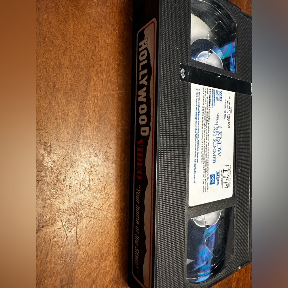 I know what you did last summer vhs